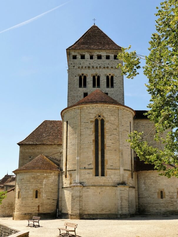 L’abside de l’église Saint-André de Sauveterre-de-Béarn