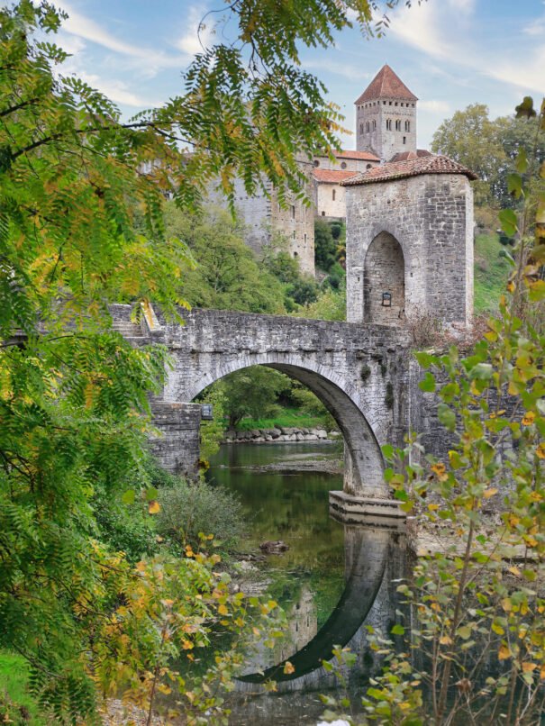 Pont de la Légende à Sauveterre de Béarn, Nouvelle Aquitaine